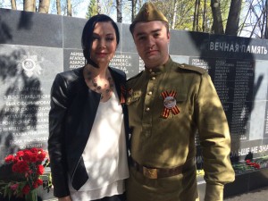 Празднование Дня Победы в подмосковном посёлке Правдинский 