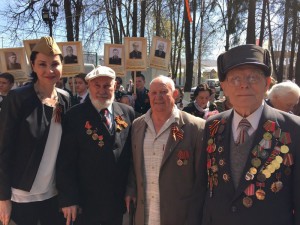 Празднование Дня Победы в подмосковном посёлке Правдинский 